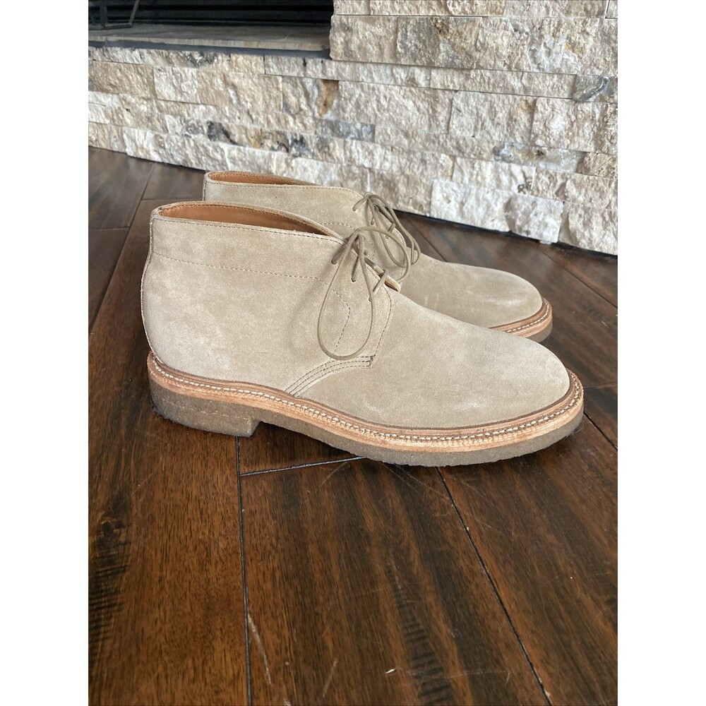 Grant Stone Unlined Chukka Sand Suede Men’s Size 7.5D
